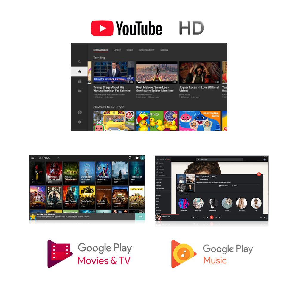 MECOOL M8S MAX 3GB/32GB Android 7.1 Amlogic S912 4K TV BOX 802.11AC WIFI Bluetooth -- Black