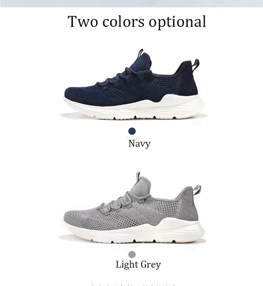 Xiaomi FREETIE Men's Light Breathable Woven Elastic EVA Sneakers Running Shoes EU41 - Navy