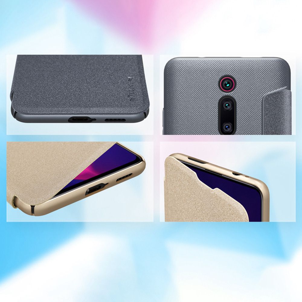 Nillkin Modern PU Leather Case Protective Back Cover For Xiaomi Redmi K20 / K20 Pro - Gold