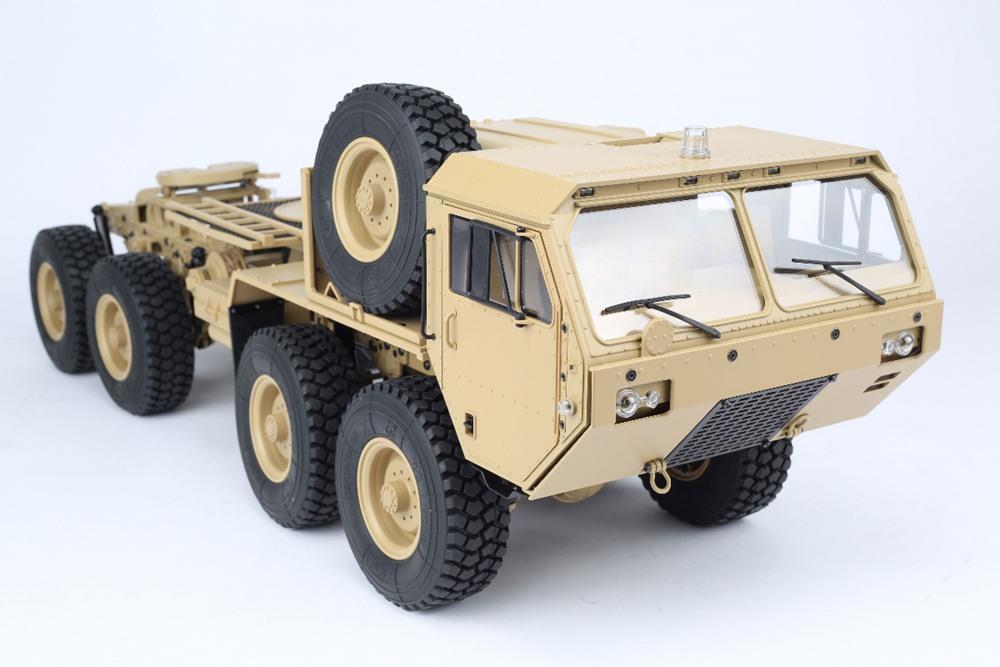 Upgraded Version HG HG-P802 M983 2.4G 8CH 1:12 8x8 US Army Military Truck RC Car Without Battery Charger - Khaki