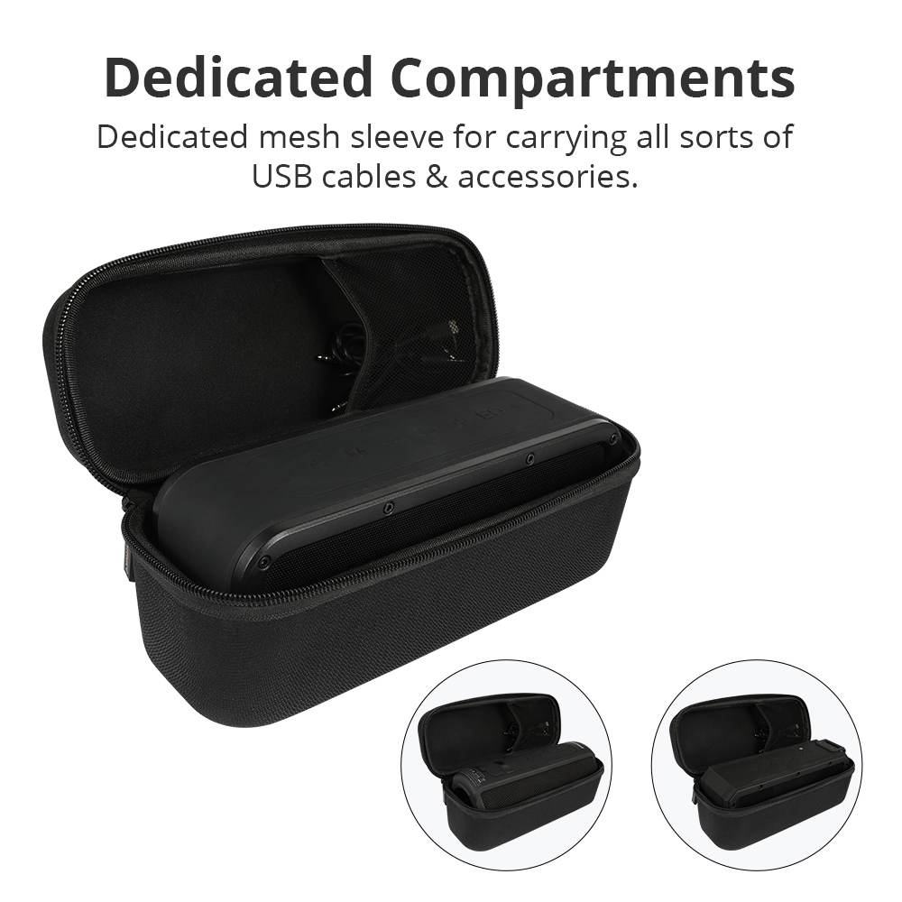 Tronsmart Durable Protective Carrying Case Hard Travel Bag Cover for Element Force/Force+/T6 Plus Bluetooth Speakers
