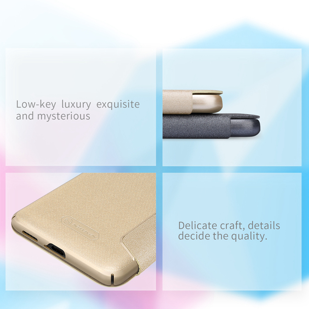 Nillkin Modern PU Leather Case Protective Back Cover For Xiaomi Redmi K20 / K20 Pro - Gold