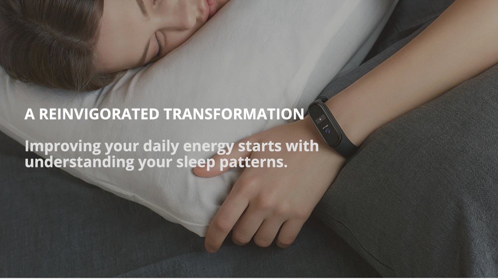 Xiaomi Mi Band 4 Smart Bracelet 0.95 Inch AMOLED Color Screen Built-in Multifunction Heart Rate Monitor 5ATM Water Resistant 20 Days Standby Global Version - Black