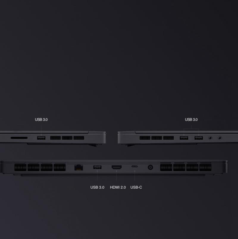 Xiaomi Mi Notebook Pro Intel Core i7-8750H Quad-Core 15.6" 1920* 1080 Windows 10 OS NVIDIA GeForce® GTX1060 6GB 16GB DDR4 512GB SSD - Gray