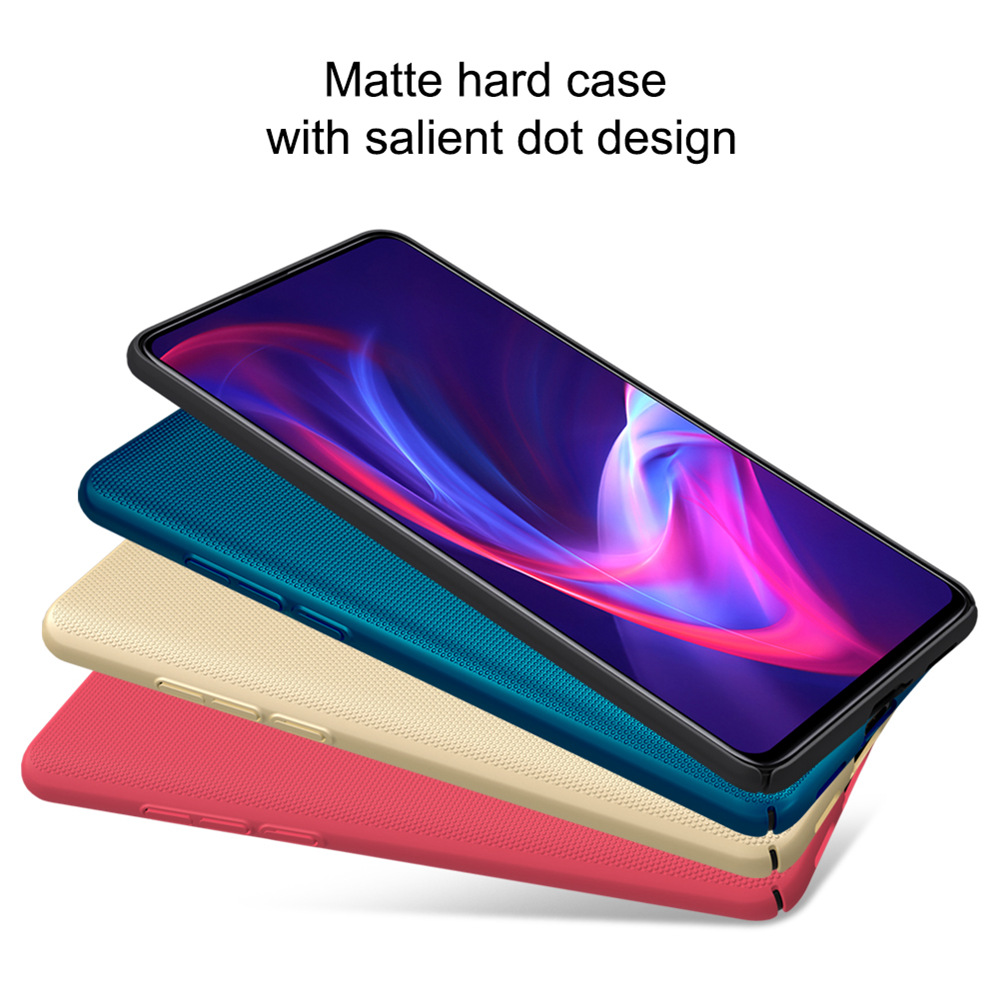 NILLKIN Matte Hard Phone Case for Xiaomi Redmi K20 / K20 Pro Protective Back Cover - Black