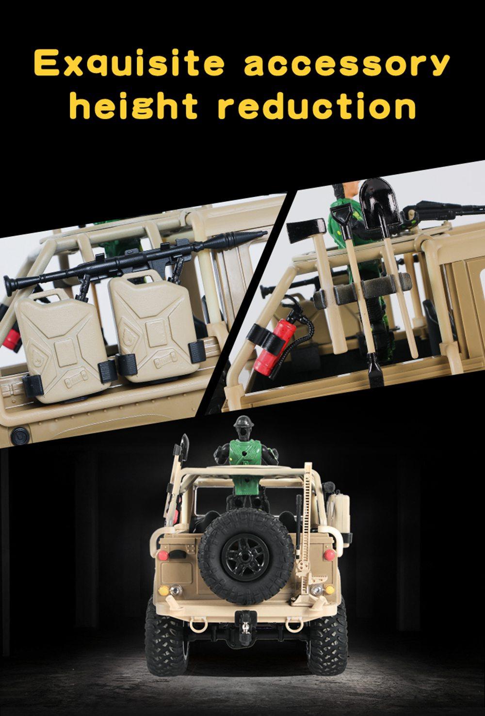 MN Model MN-96 RSOV 1/12 2.4G 4WD Crawler Climbing Vehicle RC Car With LED Light RTR