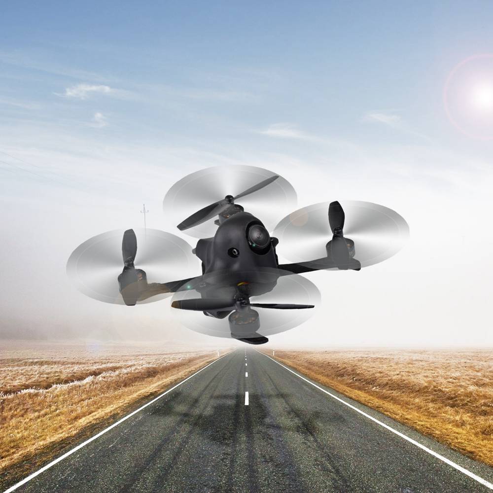 HumQuad HX100 100mm FPV Racing Drone AIO F4 12A Flight Control A01 VTX Run Cam Nano V2 Camera BNF - Flysky Receiver