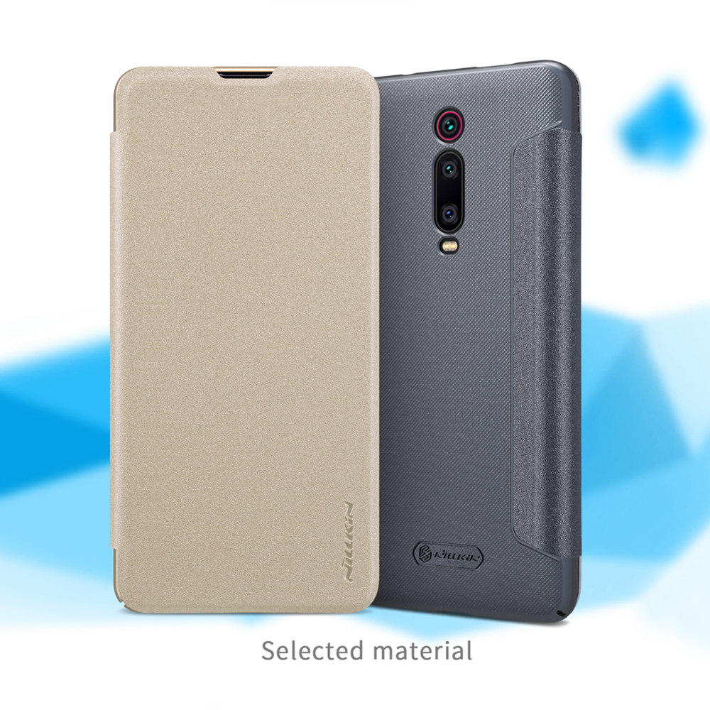 Nillkin Modern PU Leather Case Protective Back Cover For Xiaomi Redmi K20 / K20 Pro - Gold