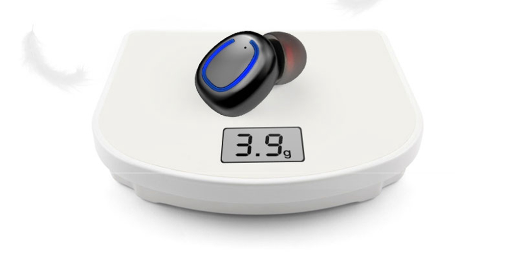 X11 TWS Bluetooth V5.0 IPX6 Wireless Earphones 6D HiFi Surround Sound Touch Control - Black