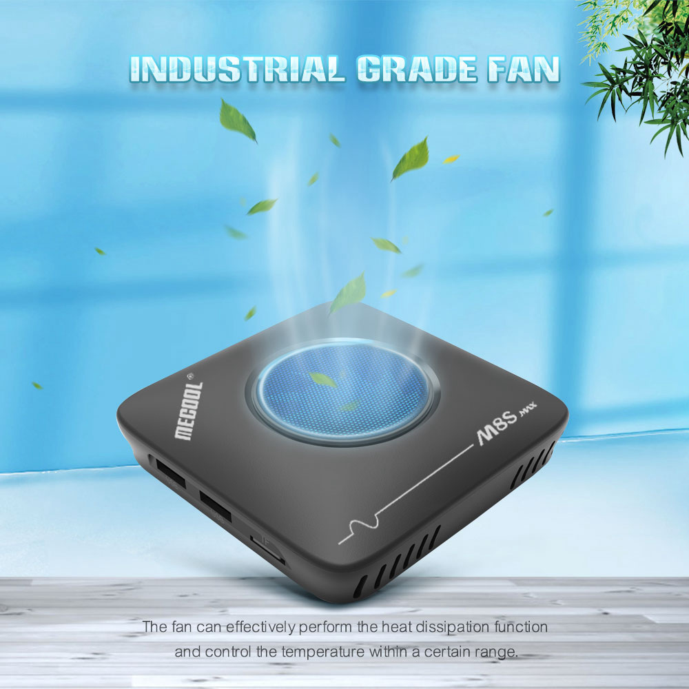 MECOOL M8S MAX 3GB/32GB Android 7.1 Amlogic S912 4K TV BOX 802.11AC WIFI Bluetooth -- Black