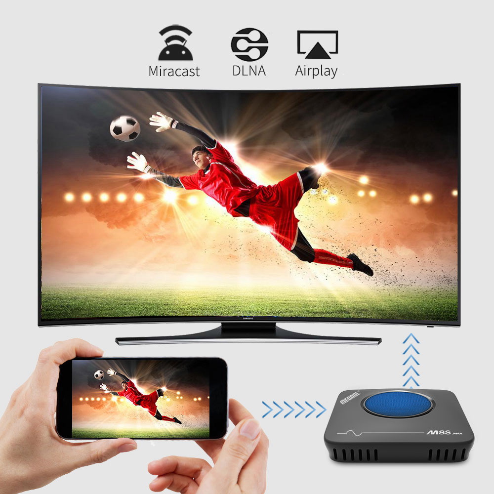 MECOOL M8S MAX 3GB/32GB Android 7.1 Amlogic S912 4K TV BOX 802.11AC WIFI Bluetooth -- Black