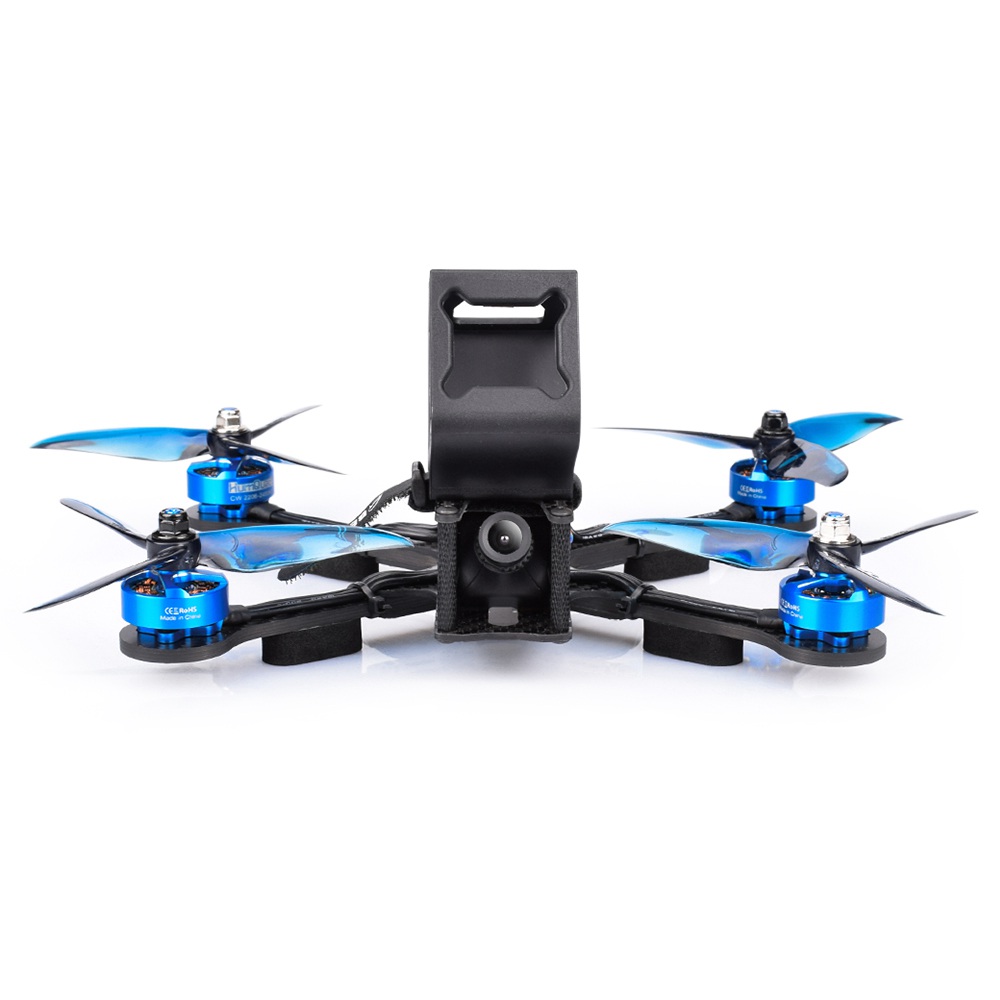 HumQuad HX220 220mm 2-5S FPV Racing Drone F4 V3 FC 4IN1 30A BLHELI_S ESC w/600mW VTX 800TVL Cam BNF - Frsky LBT Receiver