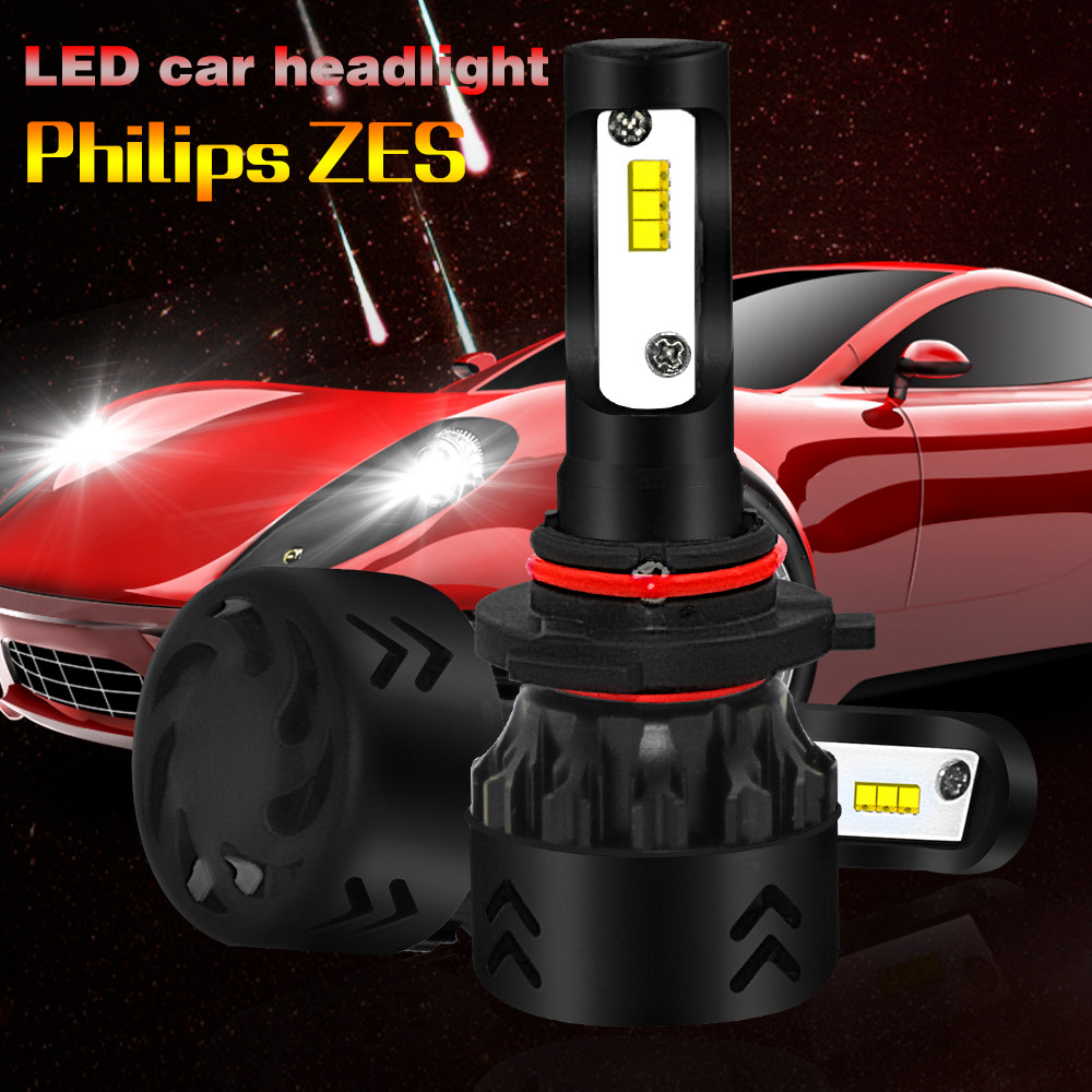 Mini8-HB4/9006 Car LED Headlight Bulb 50W IP68 6000K 9600 Lumens Extremely Bright Chips Conversion Kit