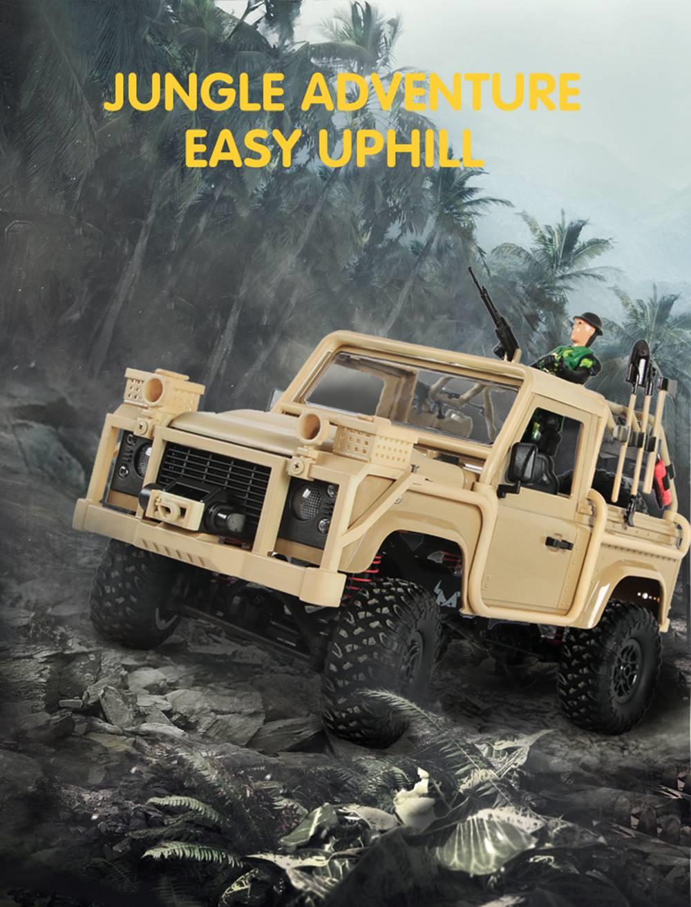 MN Model MN-96 RSOV 1/12 2.4G 4WD Crawler Climbing Vehicle RC Car With LED Light RTR