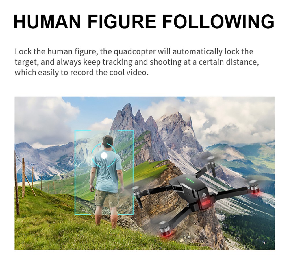 VISUO ZEN K1 4K 5G WIFI FPV GPS Foldable RC Drone With Dual Camera Switchable 50X Zoom 30mins Flying Time - Three Battery
