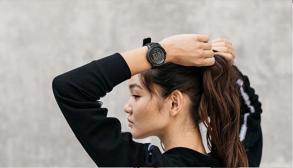 Ticwatch E2 Sports Smartwatch Wear OS by Google 1.39" AMOLED Display 5ATM Water Resistant Built-in GPS 24/7 Hours Heart Rate Monitor - Black
