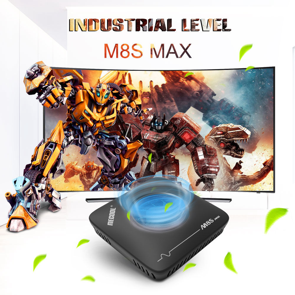 MECOOL M8S MAX 3GB/32GB Android 7.1 Amlogic S912 4K TV BOX 802.11AC WIFI Bluetooth -- Black