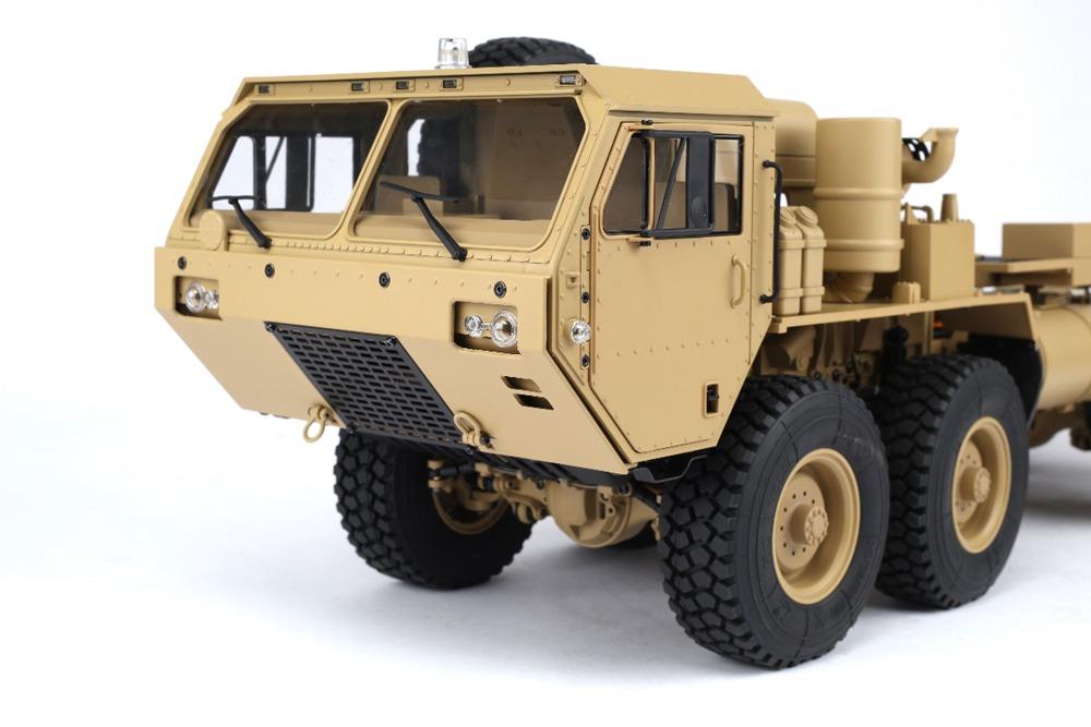 Upgraded Version HG HG-P802 M983 2.4G 8CH 1:12 8x8 US Army Military Truck RC Car Without Battery Charger - Khaki