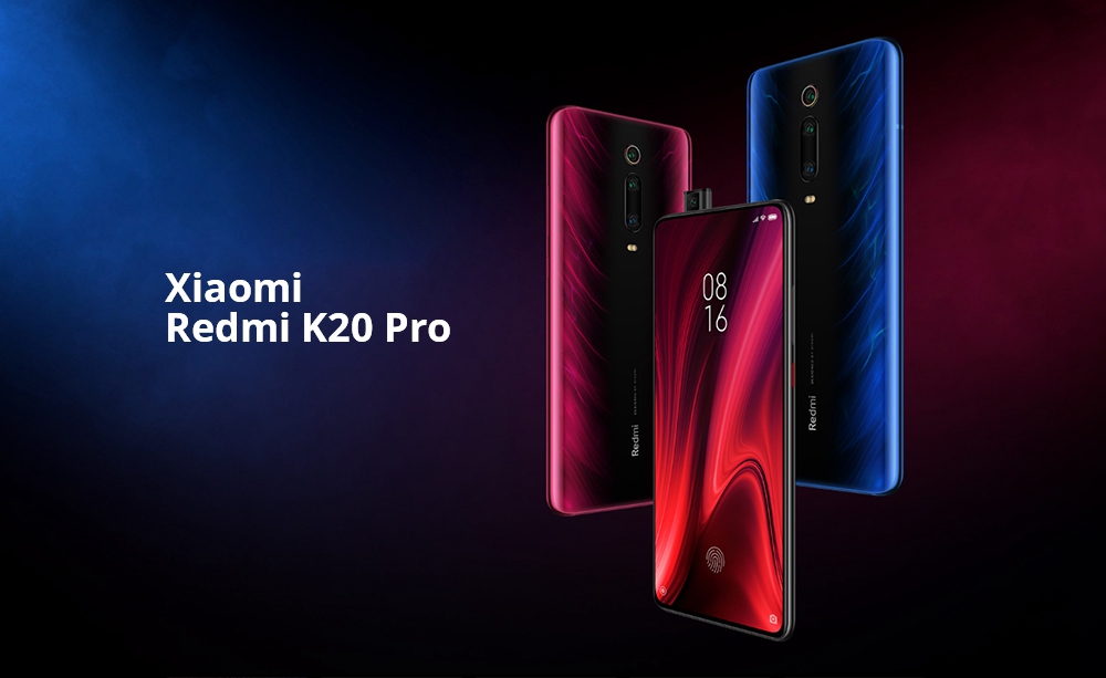 Xiaomi Redmi K20 Pro 6.39 Inch 4G LTE Smartphone Snapdragon 855 6GB 128GB 48.0MP+8.0MP+13.0MP Triple Rear Cameras MIUI 10 In-display Fingerprint Fast Charge NFC - Black