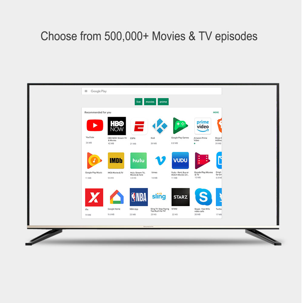 MECOOL KM3 Google Certified Amlogic S905X2 Android TV 9.0 OS 4GB DDR4 128GB eMMC YouTube 4K TV Box with Voice Remote Dual Band WiFi LAN Bluetooth USB 4.1