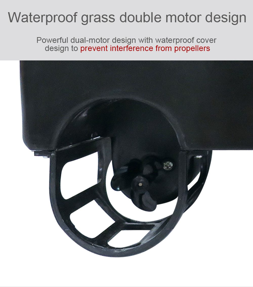 Flytec V007 2.4G Dual Motor Intelligent Remote Control 500m Fishing Finder Bait RC Boat RTR - Green