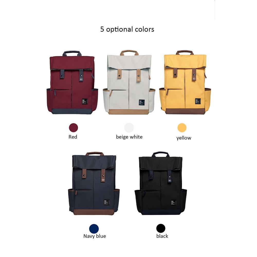 Xiaomi 90fun College Leisure Backpack 13L Large Capacity Unisex Computer Bag - Navy Blue