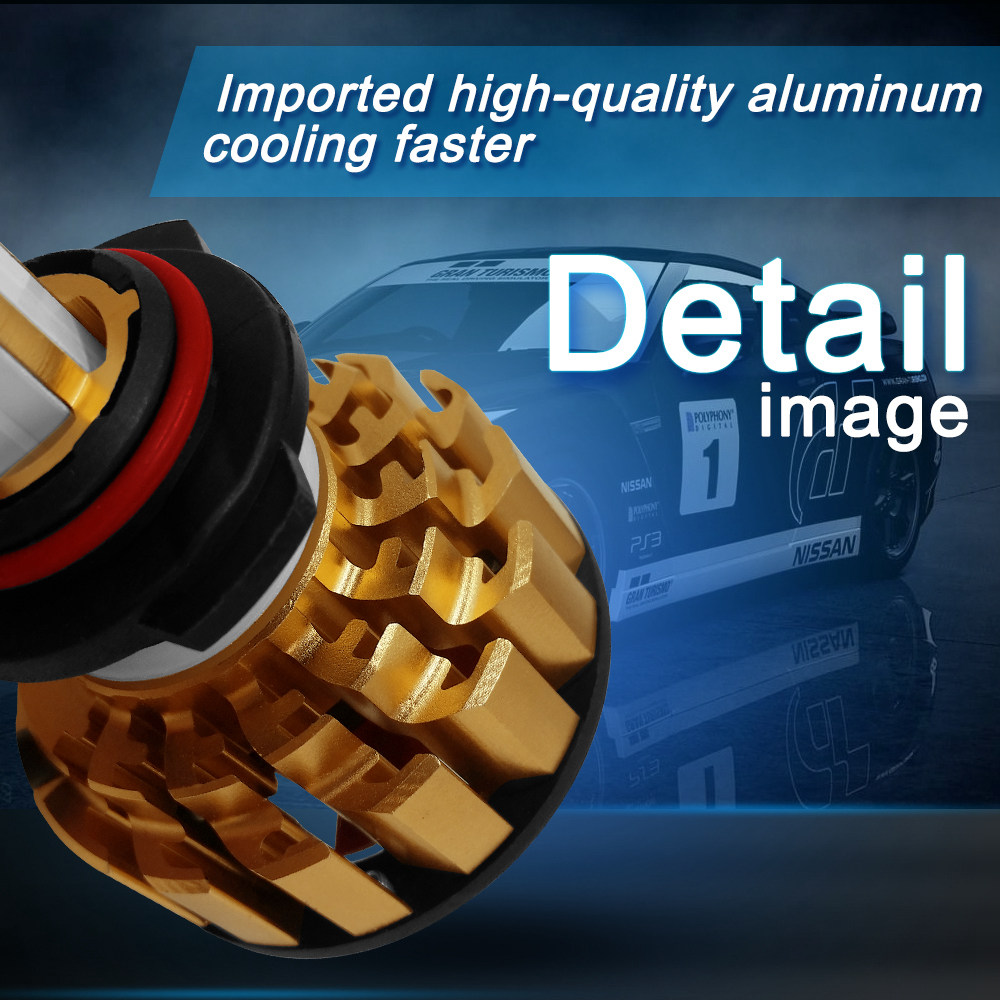 G7-HB4/9006 Car LED Headlight Bulb 80W 6000K 8000 Lumens Extremely Bright Chips Conversion Kit