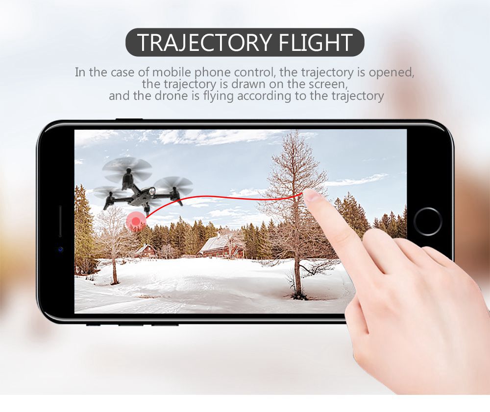 ZLRC SG106 4K WIFI FPV 22mins Flight Time RC Quadcopter With Dual Camera Switchable Optical Flow Positioning RTF - Black