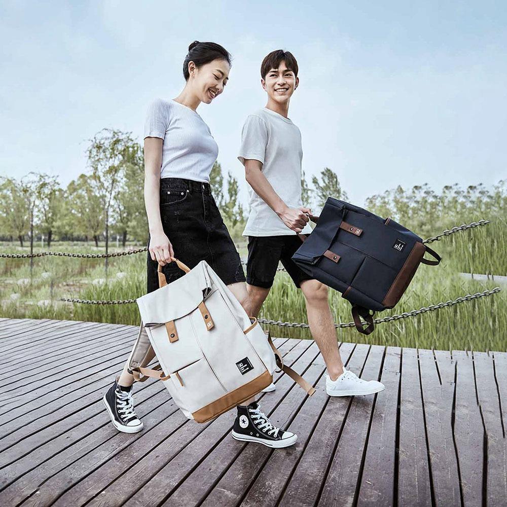 Xiaomi 90fun College Leisure Backpack 13L Large Capacity Unisex Computer Bag - Navy Blue