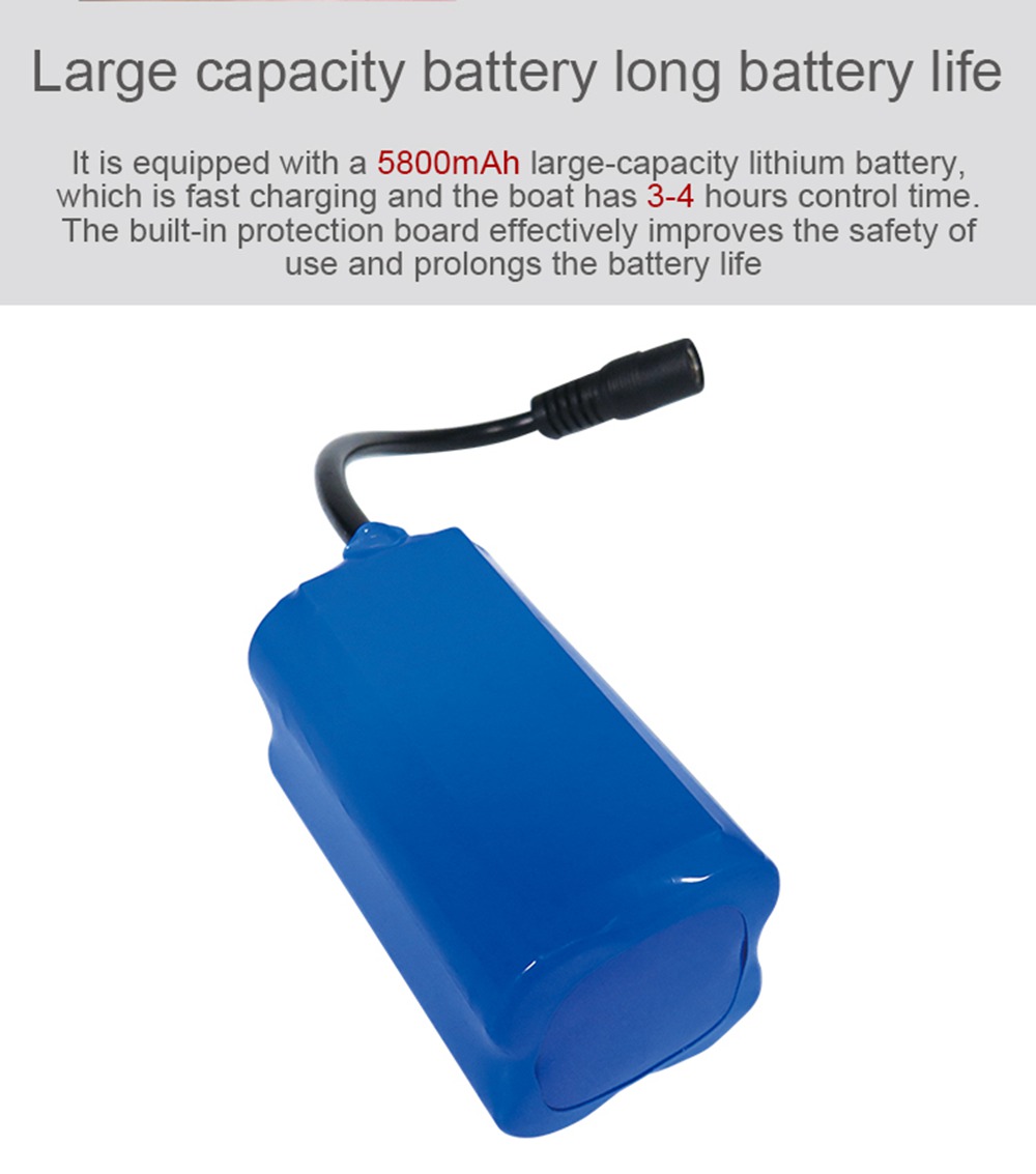 Flytec V007 2.4G Dual Motor Intelligent Remote Control 500m Fishing Finder Bait RC Boat RTR - Green