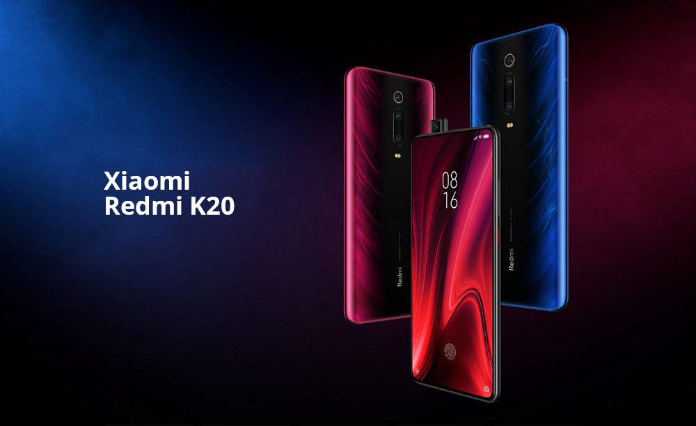 Xiaomi Redmi K20 6.39 Inch 4G LTE Smartphone Snapdragon 730 8GB 256GB 48.0MP+8.0MP+13.0MP Triple Rear Cameras MIUI 10 In-display Fingerprint Fast Charge NFC - Red