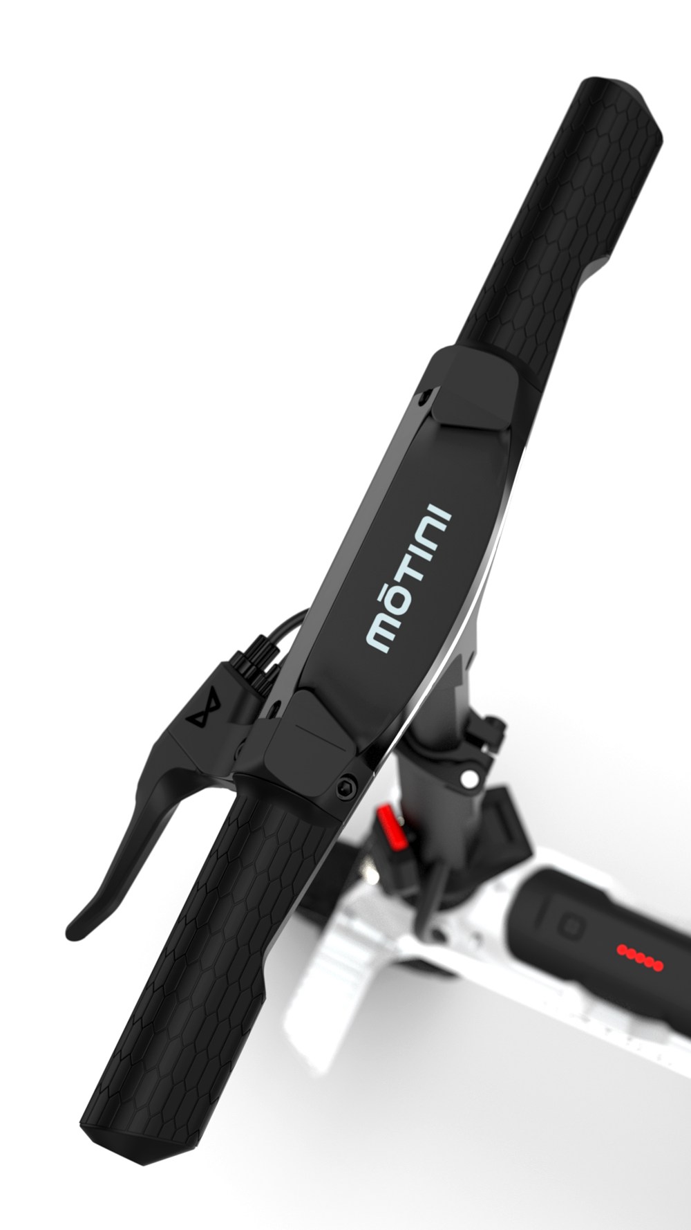 MOTINI Nano Mini Portable Electric Scooters 250W Motor 7 Inch Tire - Black