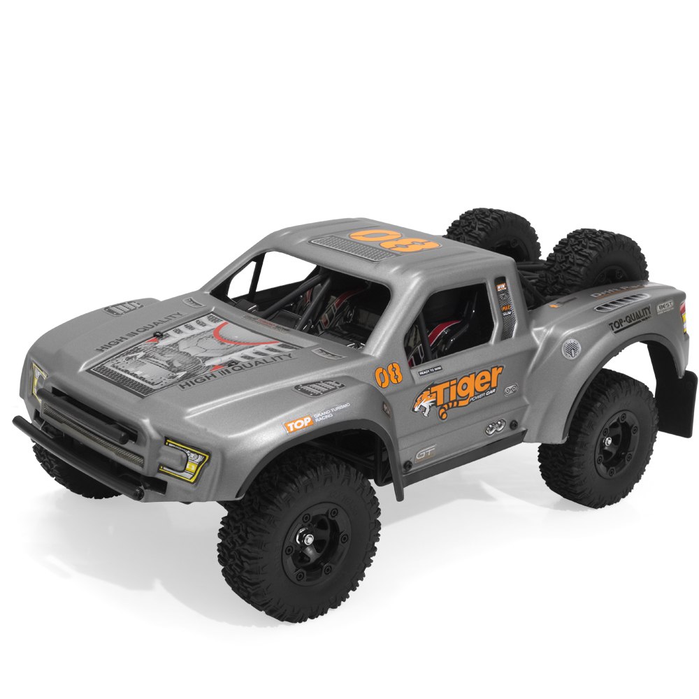 Feiyue FY08 Tiger Brushless 2.4G 4WD 1/12 35A Waterproof ESC 55km/h Short Course RC Vehicle Car RTR - Gray