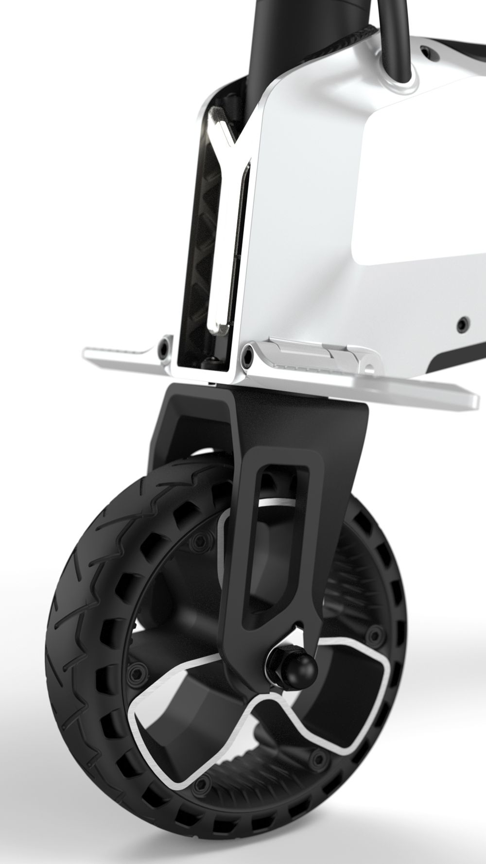 MOTINI Nano Mini Portable Electric Scooters 250W Motor 7 Inch Tire - Black