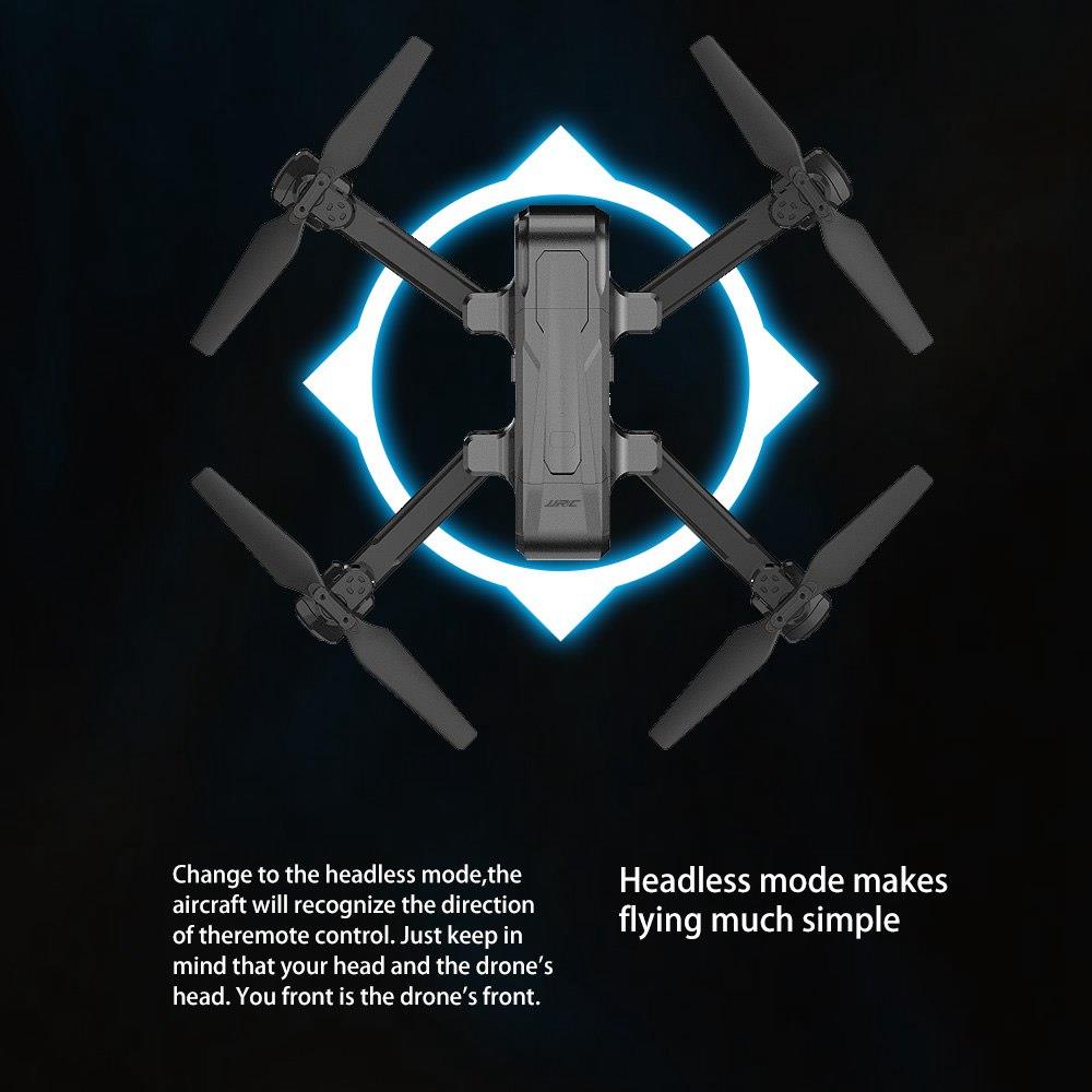 JJRC H73 5G WIFI FPV GPS Foldable RC Drone Quadcopter with 2K Camera Single-axis Gimbal RTF - Black