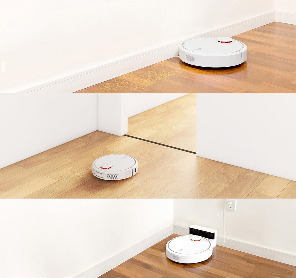 Xiaomi Mi Robot Vacuum Cleaner With Laser Guidance System Powerful Suction LDS Path Planning 5200mAh Battery
