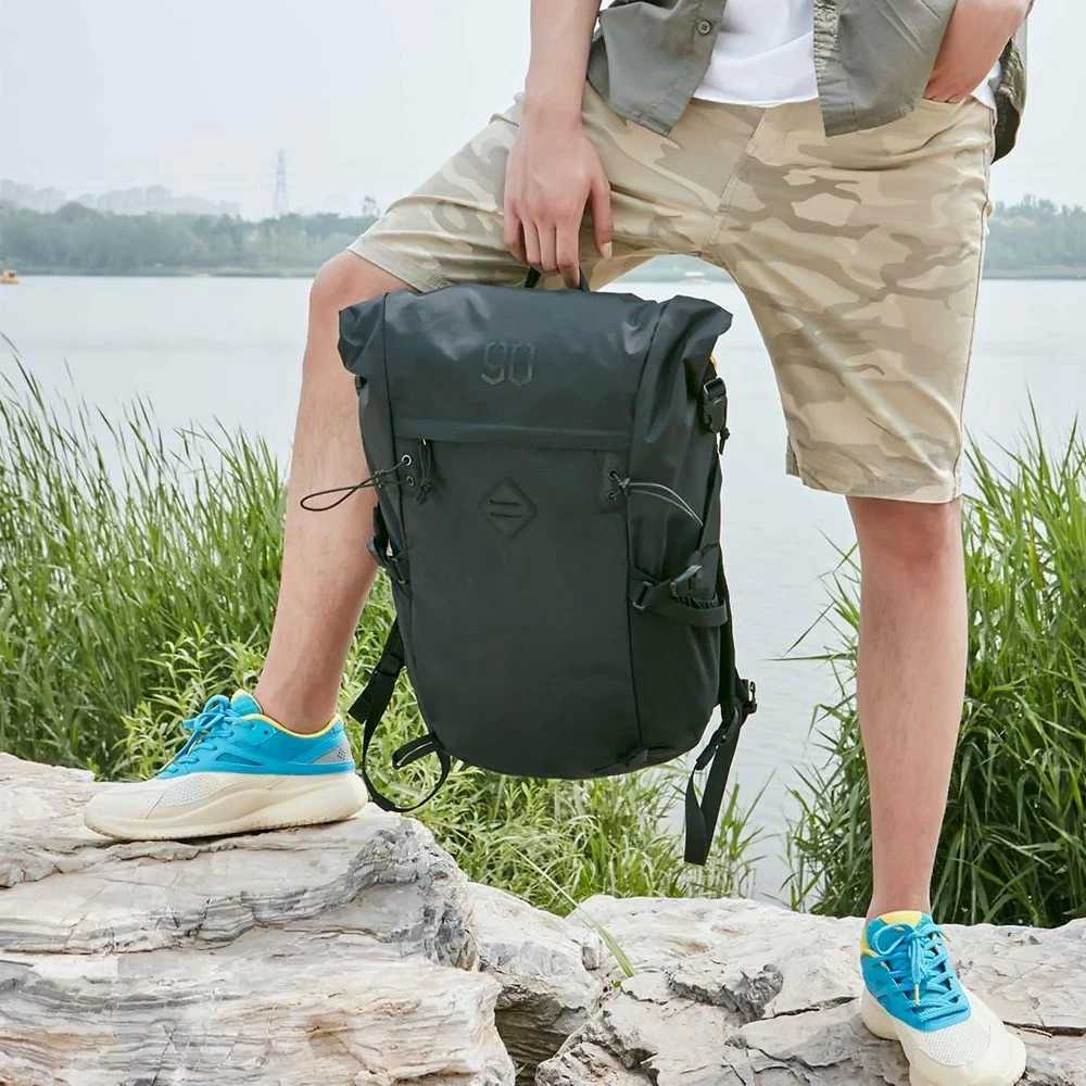 Xiaomi 90 Fen HIKE Hiking Backpack Multifunction Waterproof Outdoor Backpack 25L - Army Green