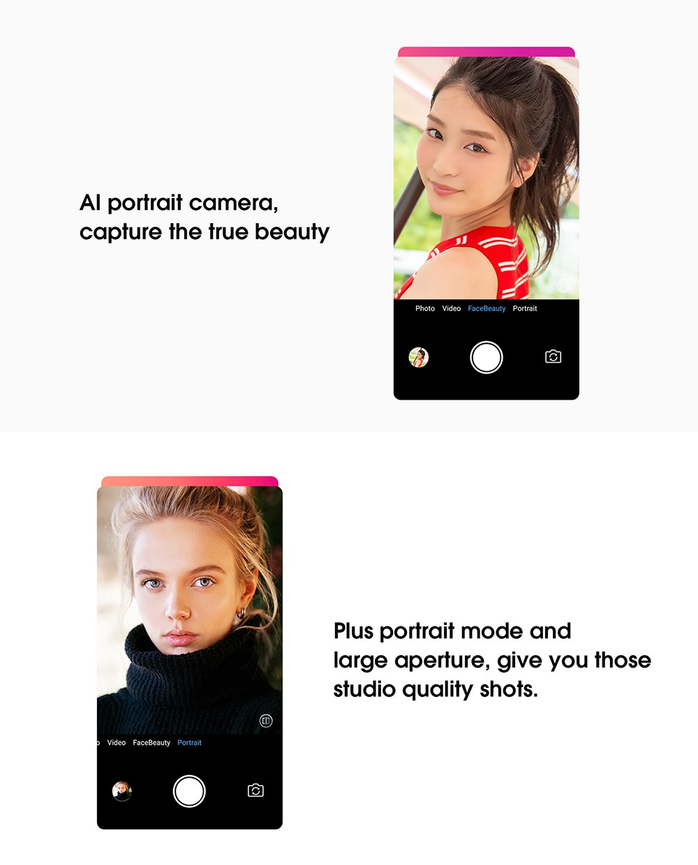 Elephone U2 6.26 Inch 4G LTE Smartphone MT6771T P70 6GB 128GB 16.0MP+5.0MP+2.0MP Three Rear Cameras Android 9.0 - Black