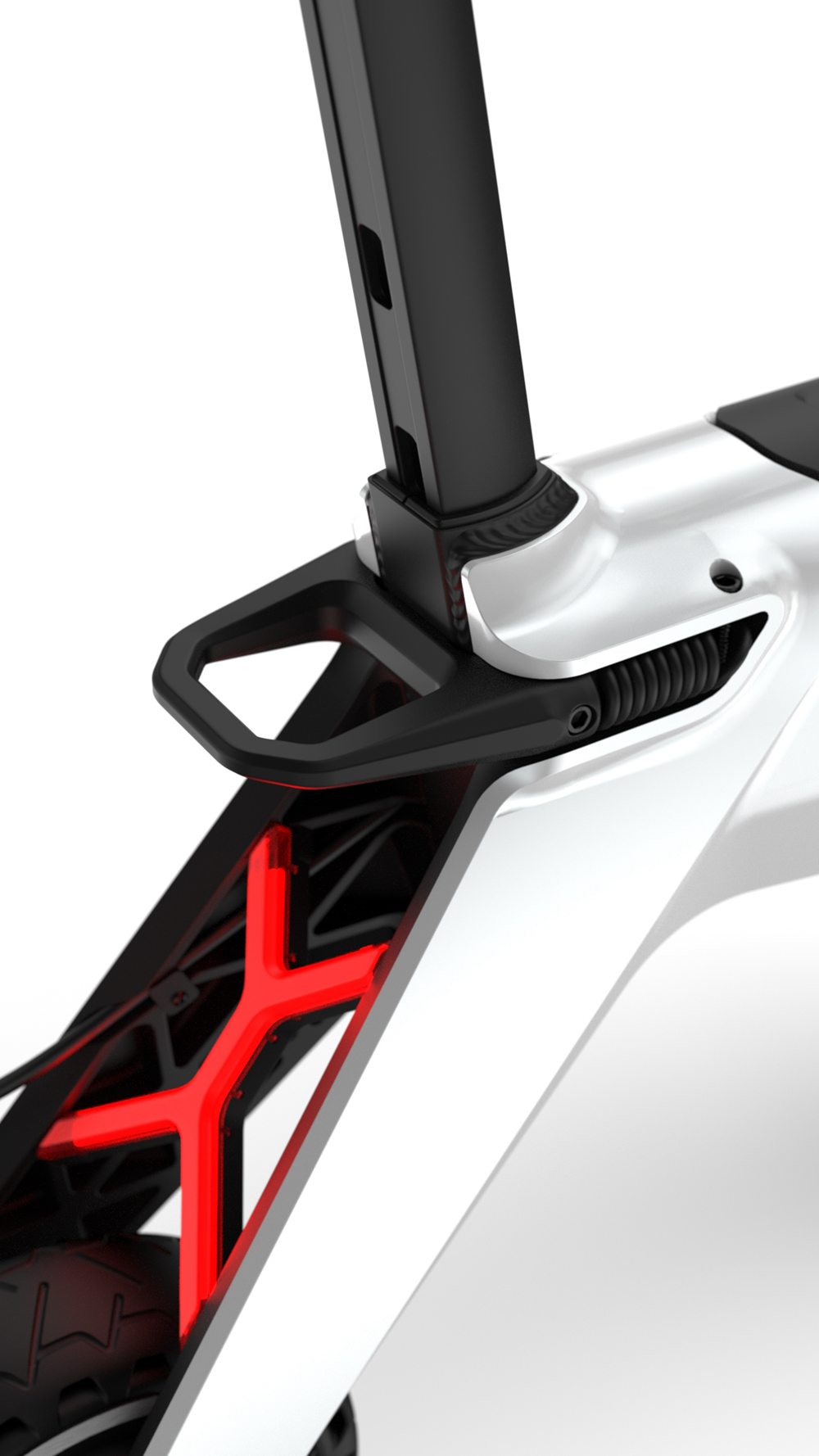 MOTINI Nano Mini Portable Electric Scooters 250W Motor 7 Inch Tire - Black