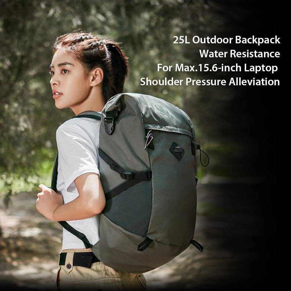 Xiaomi 90 Fen HIKE Hiking Backpack Multifunction Waterproof Outdoor Backpack 25L - Army Green