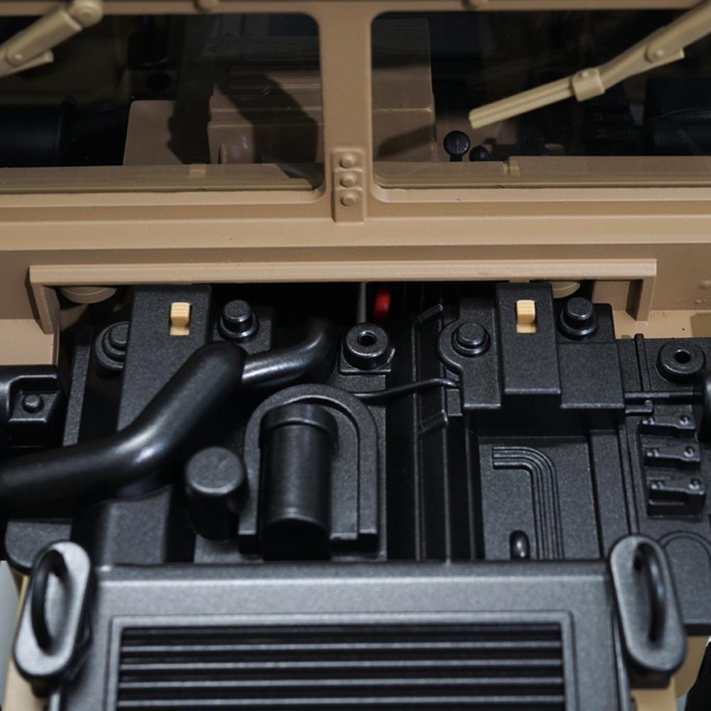 HG P408 1/10 2.4G 4WD U.S.4X4 Military Vehicle Truck RC Car Without Battery Charger RTR - Khaki