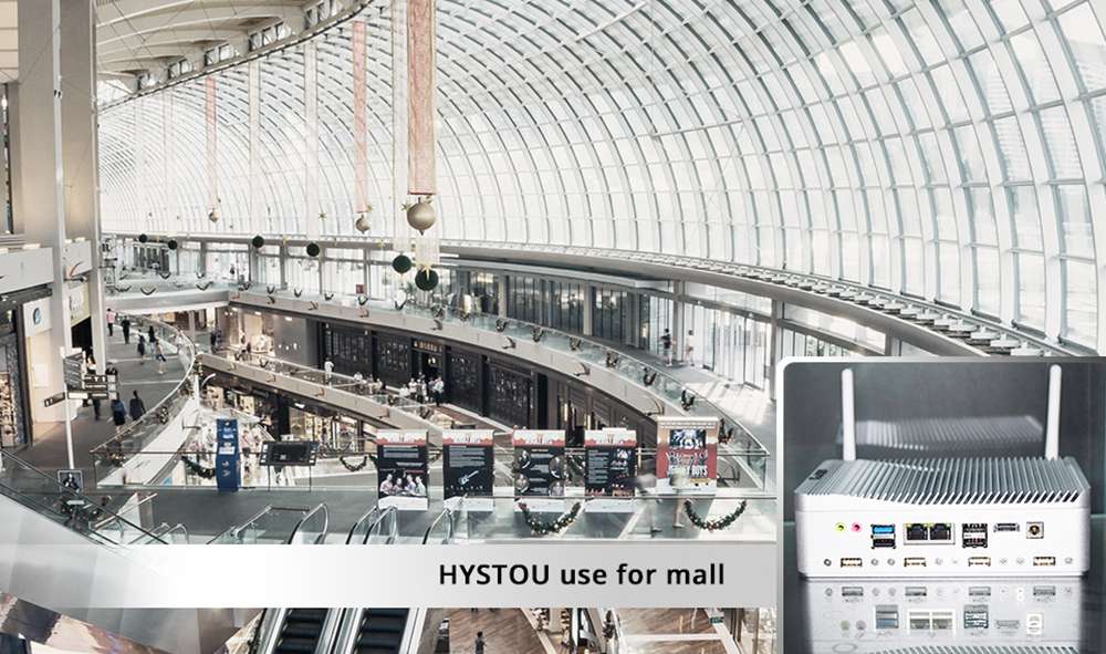 Hystou P13 Intel Celeron J1900 Speed Up to 2.42GHz MINI PC 4G/64G mSATA/SATA 2.4+5G WIFI Gigabit LAN*2 USB2.0*7 COM*6 USB3.0 HDMI+VGA OUT