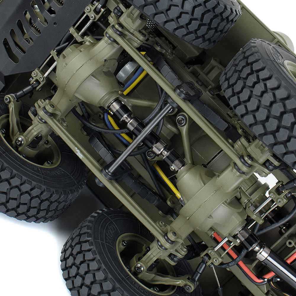HG HG-P801 M983 Light Sound Function Version 2.4G 8CH 1:12 8x8 US Army Military Truck RC Car Without Battery Charger