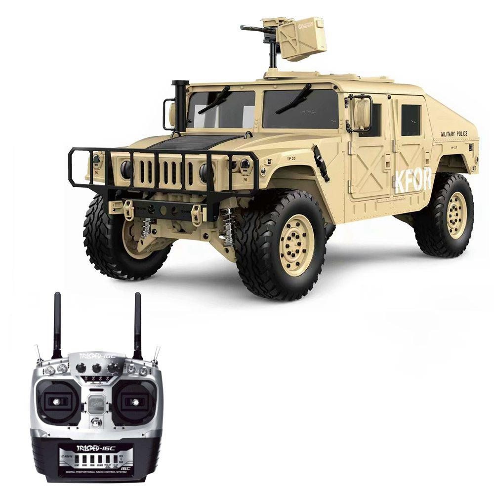 HG P408 Light Sound Function Version 1/10 2.4G 4WD U.S.4X4 Military Vehicle Truck RC Car Without Battery Charger RTR