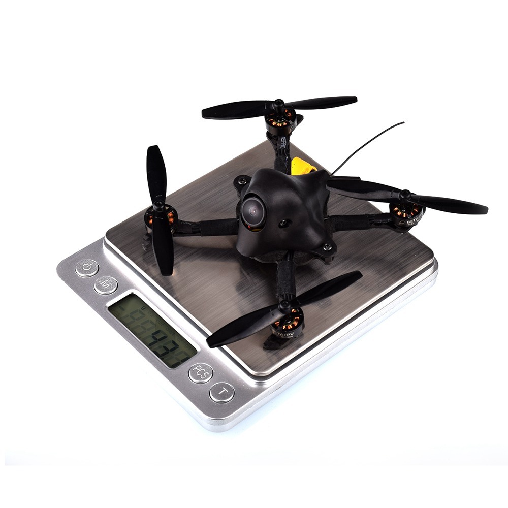 HumQuad HX100 100mm 2-4S FPV Racing Drone AIO F4 12A FC A01 VTX Run Cam Nano V2 Camera BNF - TBS Crossfire Receiver
