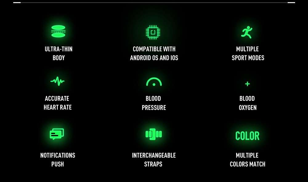 Model-KW19 SmartWatch 1.3 Inch TFT HD Screen IP67 Bluetooth 4.0 Heart Rate Blood Pressure Monitor - Black