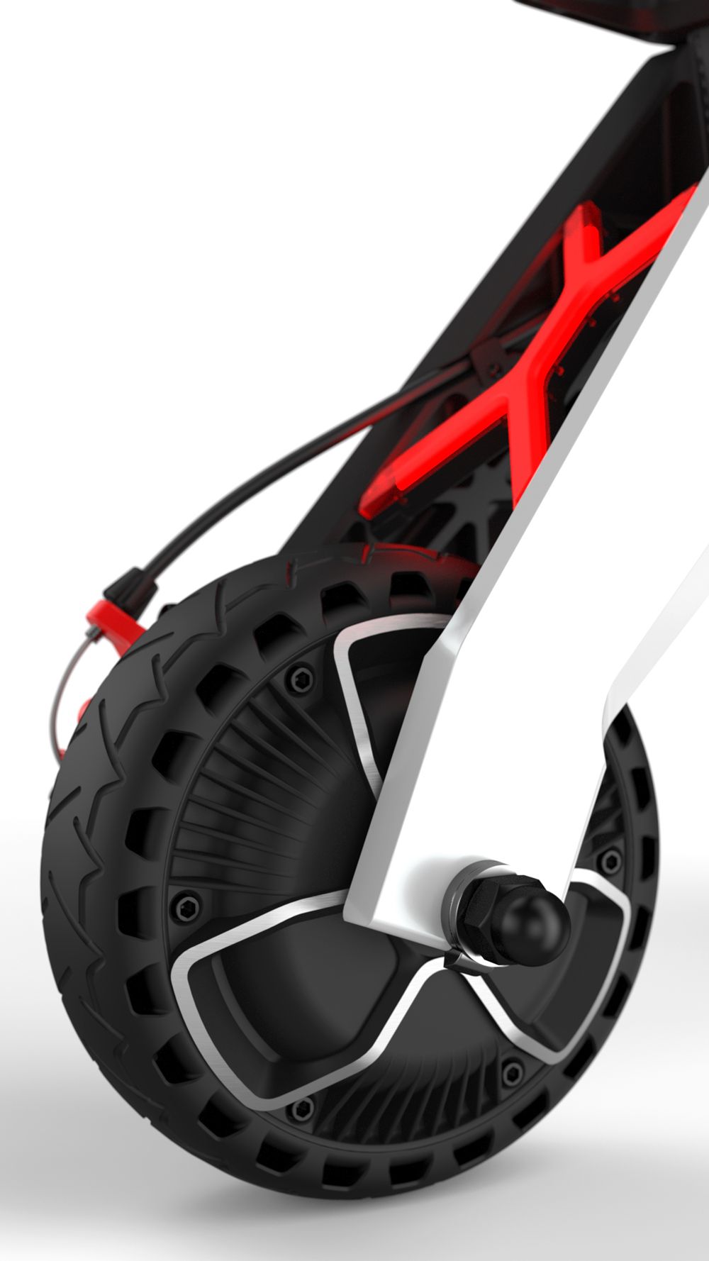 MOTINI Nano Mini Portable Electric Scooters 250W Motor 7 Inch Tire - Black