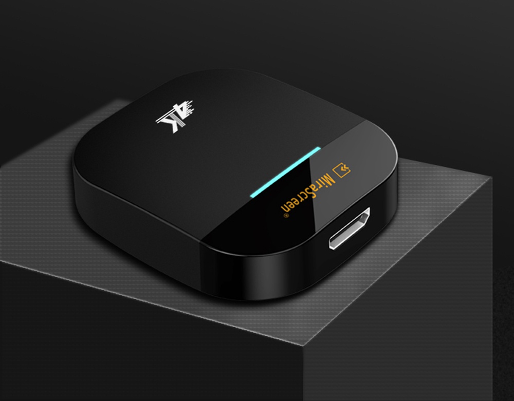 MiraScreen G5 Plus 4K Plug & Play Wireless Display Receiver 2.4G+5G WIFI support Android/ IOS/ Mac/ Windows