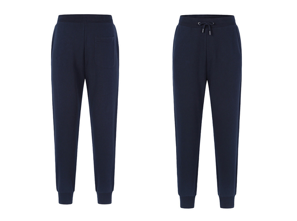Xiaomi ULEEMARK Men Cotton Sport Pants Casual High Elasticity Knit Trousers Size M - Dark Gray