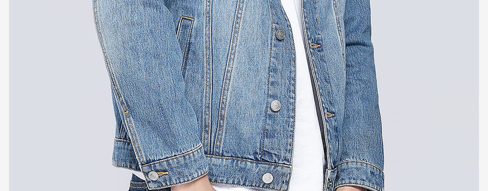 Xiaomi COTTONSMITH Simple Fashion Lapel Cotton Denim Jacket Size M